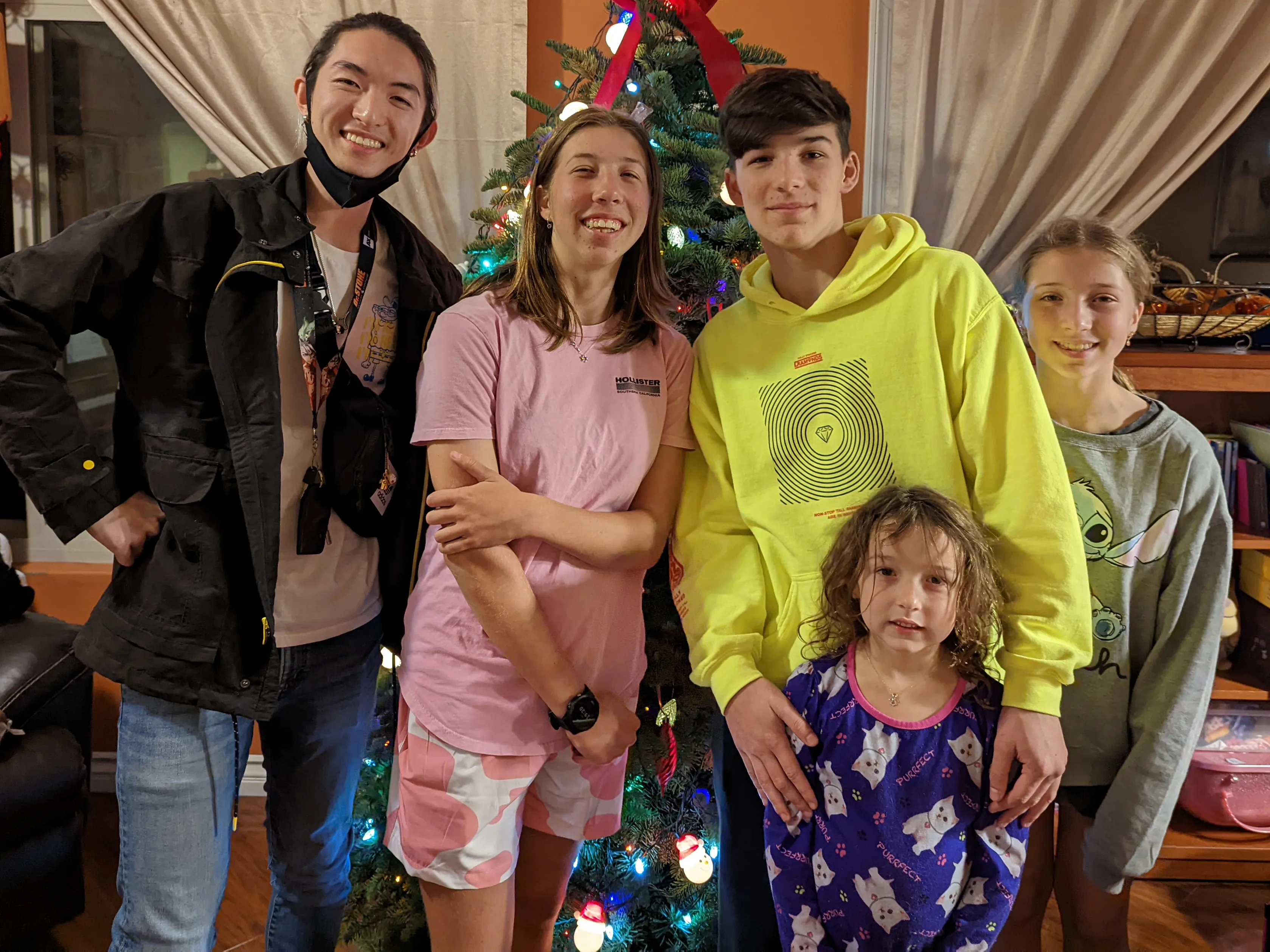 With the Sowers family.