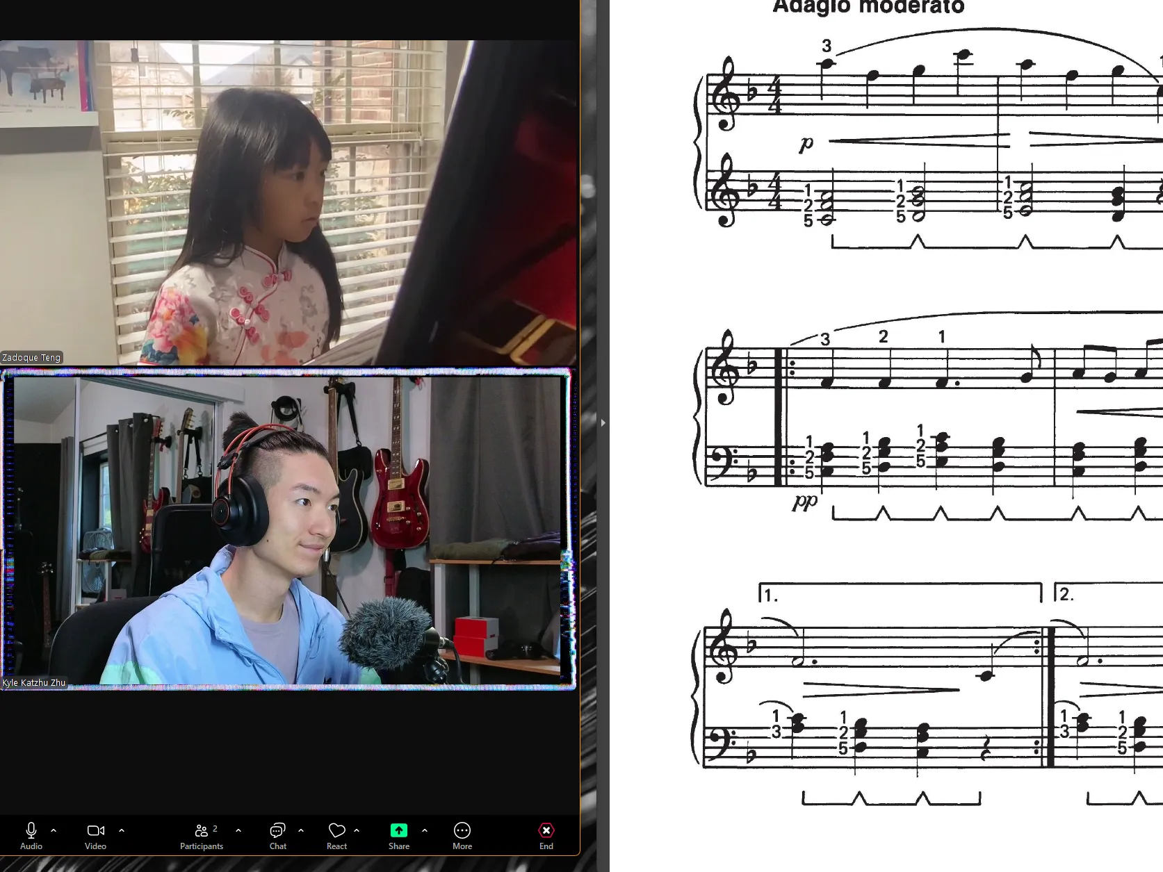 Zahriana and I during session.